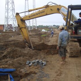 TBA500KVCB. ĐÀO MÓNG HỐ GA
